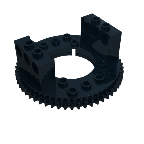 Lego Technic Turntable Large Type 1 Top, 56 Tooth / Black