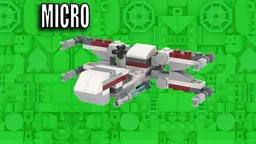 Luke's Starfighter Microfighter 75390 Alternate Build