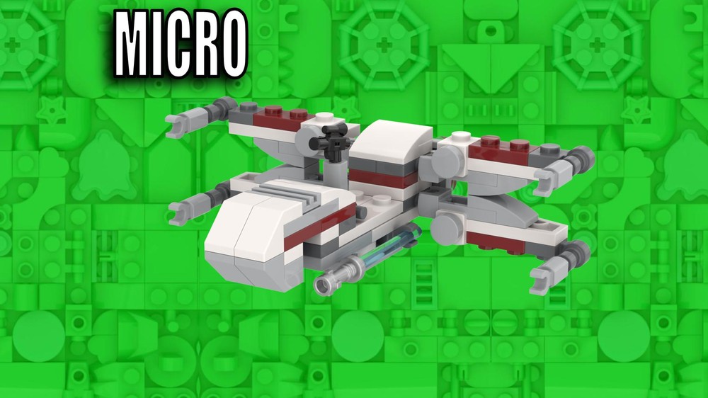 Lego Luke's Starfighter Microfighter 75390 Alternate Build