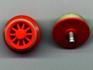 Lego Train Wheel Spoked for Motor with Light Gray Train Rim for 4.5V & 12V Locomotive Wheels (wheel2a / trainrim)