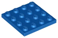 Plate 4 x 4 / Blue