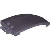 Windscreen 8 x 4 x 2 Curved Taper with Locking Dual 2 Fingers / Sand Purple