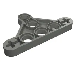 Technic Beam Triangle Thin [Type II] / Dark Bluish Gray