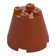 Cone 3 x 3 x 2 / Dark Orange