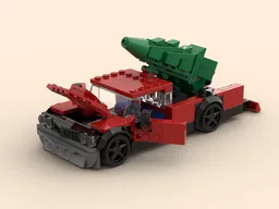 Modded Datsun 620 Christmas edition