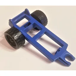 Duplo Trailer with Frame with Small Reinforcement / Blue
