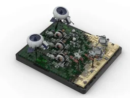 Assault On Kashyyyk - Episode III, Micro AT-AP, Wookie Catamaran, Snail Droid, Gunship