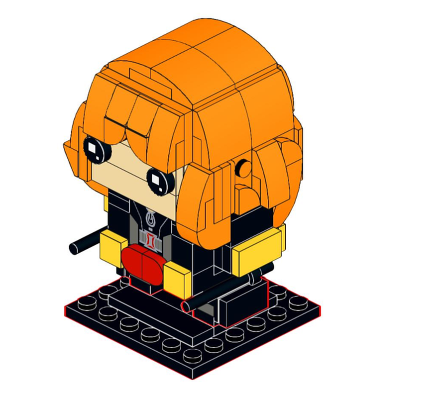 Lego Black Widow (Comics) Brickheadz