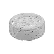 Lego Tile Round 1 x 1 / Glitter Trans-Clear