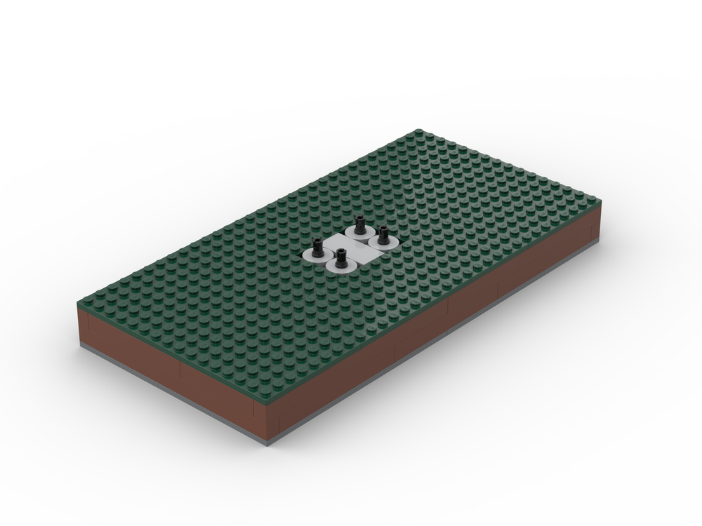 Lego Base for Artillery Railgun