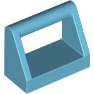 Tile Special 1 x 2 with Handle / Medium Azure