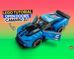 Open Doors Lego Camaro ZL1 75891