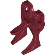 Large Figure Weapon, Claw with Ball Joint Socket / Dark Red