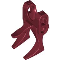 Lego Large Figure Weapon, Claw with Ball Joint Socket / Dark Red
