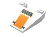 Brick Wedged, Sloped 4 x 4 Taper with Snowspeeder Vent Print / White