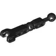 Large Figure Skeletal, Limb with Ball Joint on Axle and Ball Socket and Four Holes / Black