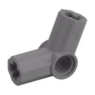 Technic Axle and Pin Connector Angled #5 - 112.5° / Flat Silver