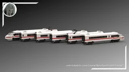 BR403 ICE 3 German High Speed Train