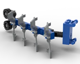 Lemken four-furrow plough