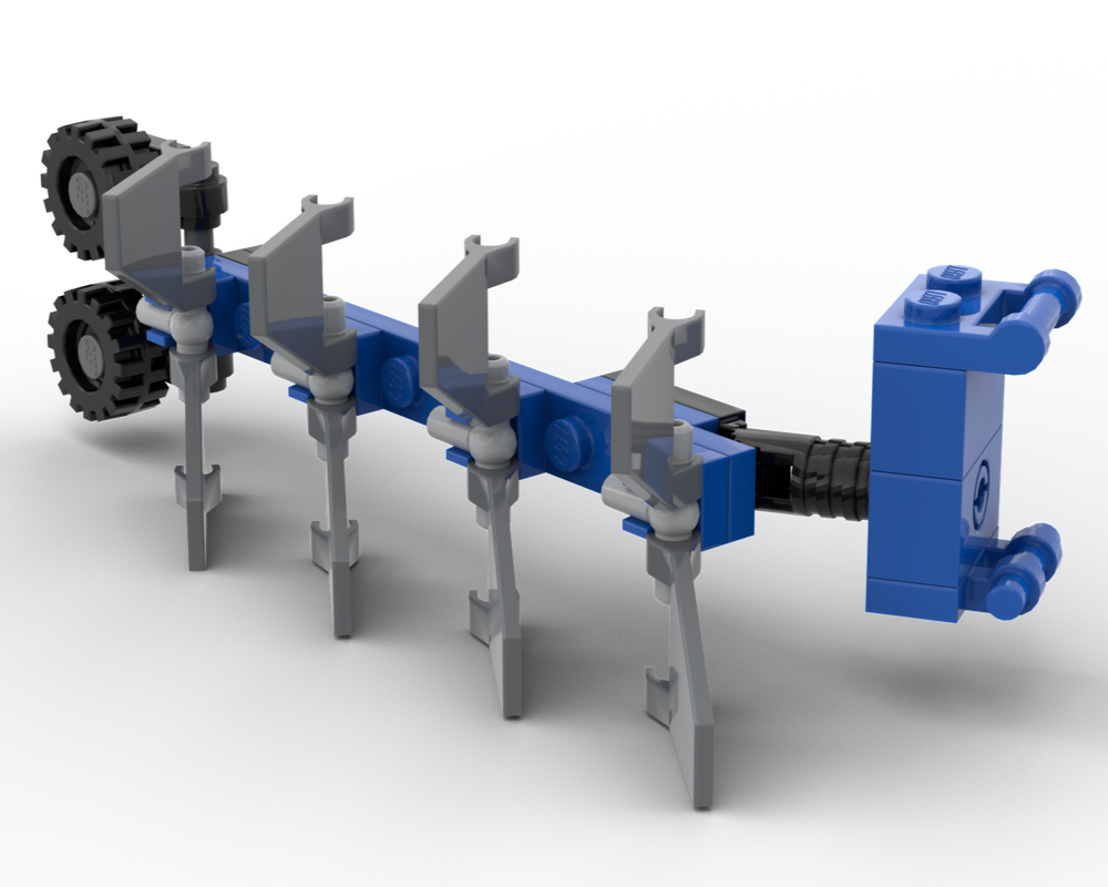 Lego Lemken four-furrow plough