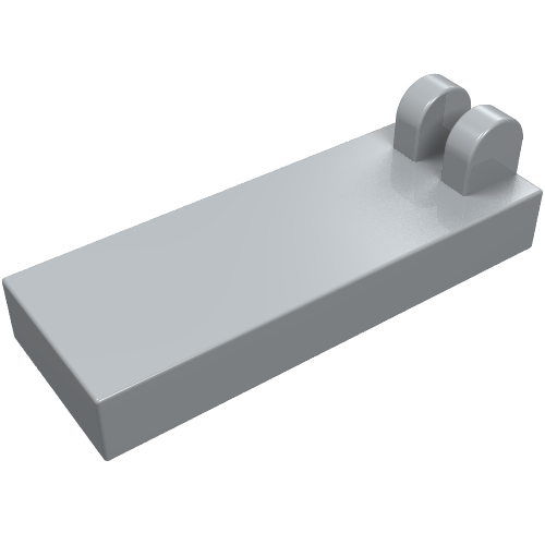 Lego Hinge Tile 1 x 2 1/2 with 2 Fingers on Top / Light Bluish Gray