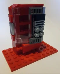 Red vending machine
