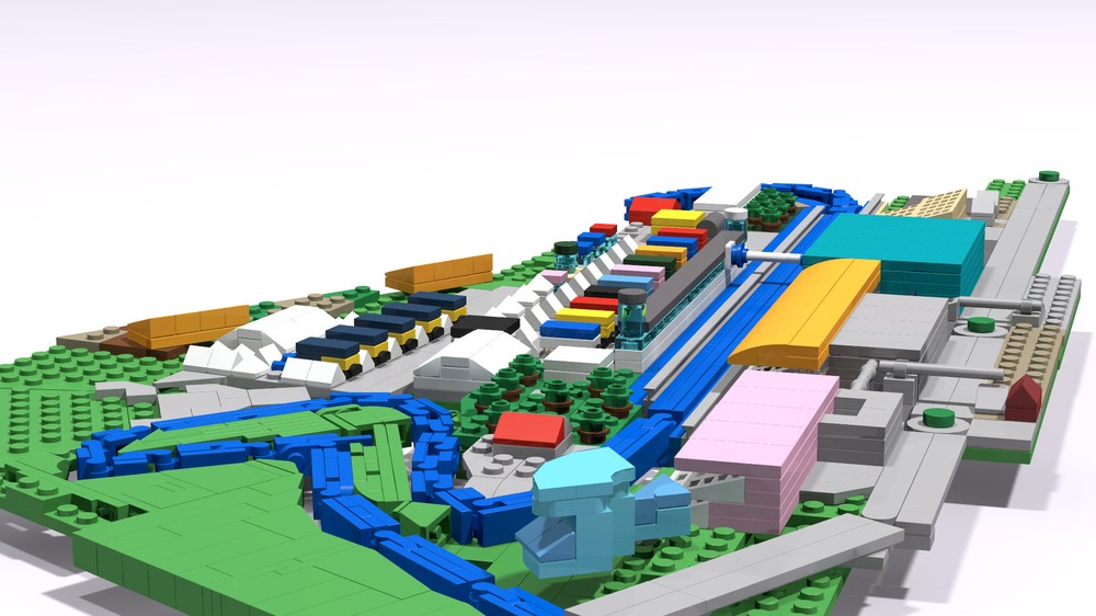 Lego Nurburgring Trackmap & Paddock
