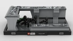 Luke's Hallway Scene Diorama