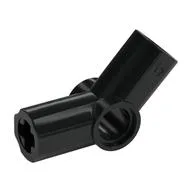 Technic Axle and Pin Connector Angled #4 - 135° / Black