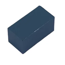 Modulex Tile 1 x 2 with Internal Supports / Modulex Teal Blue