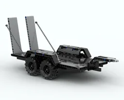 Small flatbed trailer