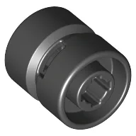 Wheel 11 x 12 with Hole Notched for Wheels Holder Pin / Black