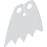 Lego Neckwear Cape, Scalloped 5 Points [Traditional Starched Fabric] / White