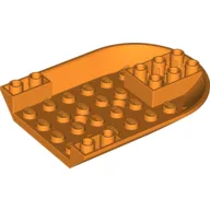 Aircraft Fuselage Curved Forward 6 x 8 Bottom / Orange