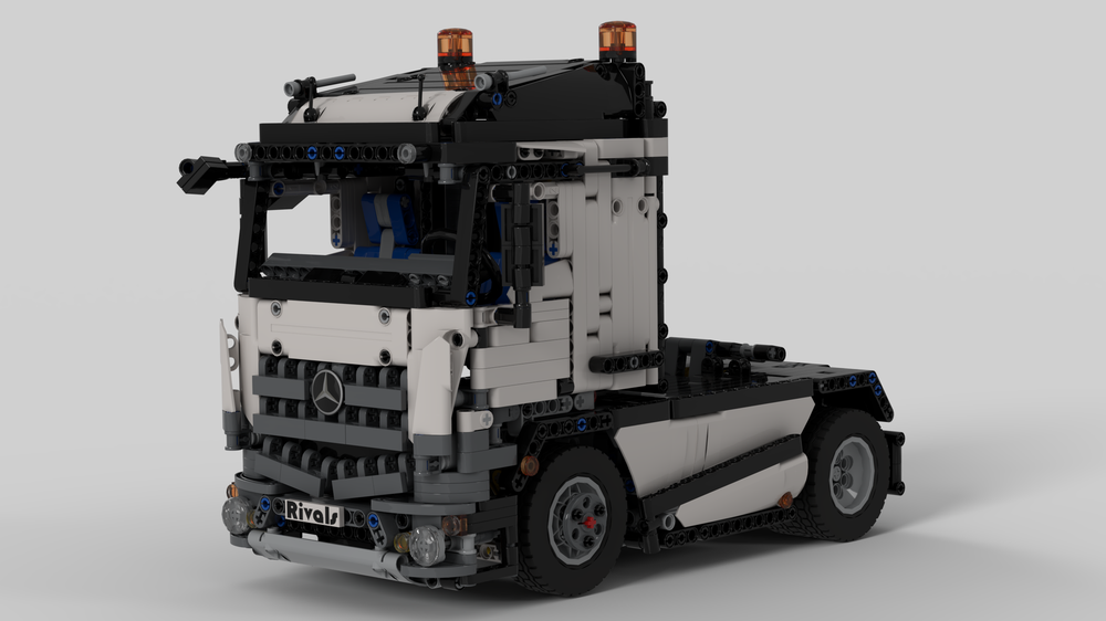 Lego Semi trailer Truck Mercedes Benz Arocs Tractor 42043 B-Model Advanced & RC