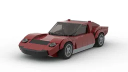 1966 Lamborghini Miura P400 dark red