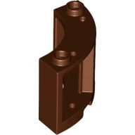 Window Round 3 x 3 x 2 / Reddish Brown