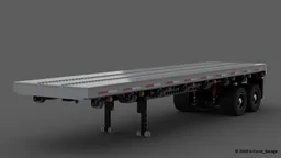 American-Style Flatbed Trailer