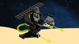 Blacktron II: Tri-Scanner Rocket Sled MOC