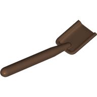 Lego Equipment Shovel [Rounded Handle End] / Brown