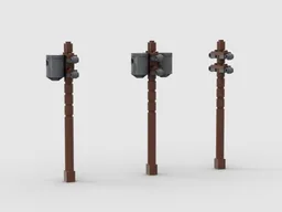 Poteau electrique Electricity pole 3 types