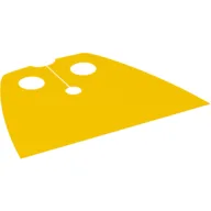 Neckwear Cape, Standard, Very Short [Traditional Starched Fabric] / Yellow