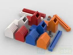 Catan Upgrade Set- Settlements, Cities, Holders & Trophies