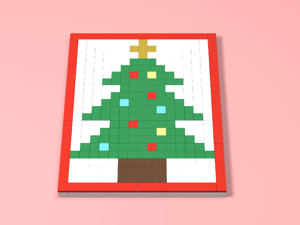 Lego Christmas Tree Art