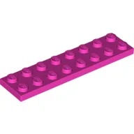 Plate 2 x 8 / Dark Pink