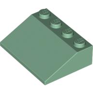 Lego Brick Sloped 33° 3 x 4 / Sand Green