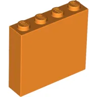 Brick 1 x 4 x 3 / Orange