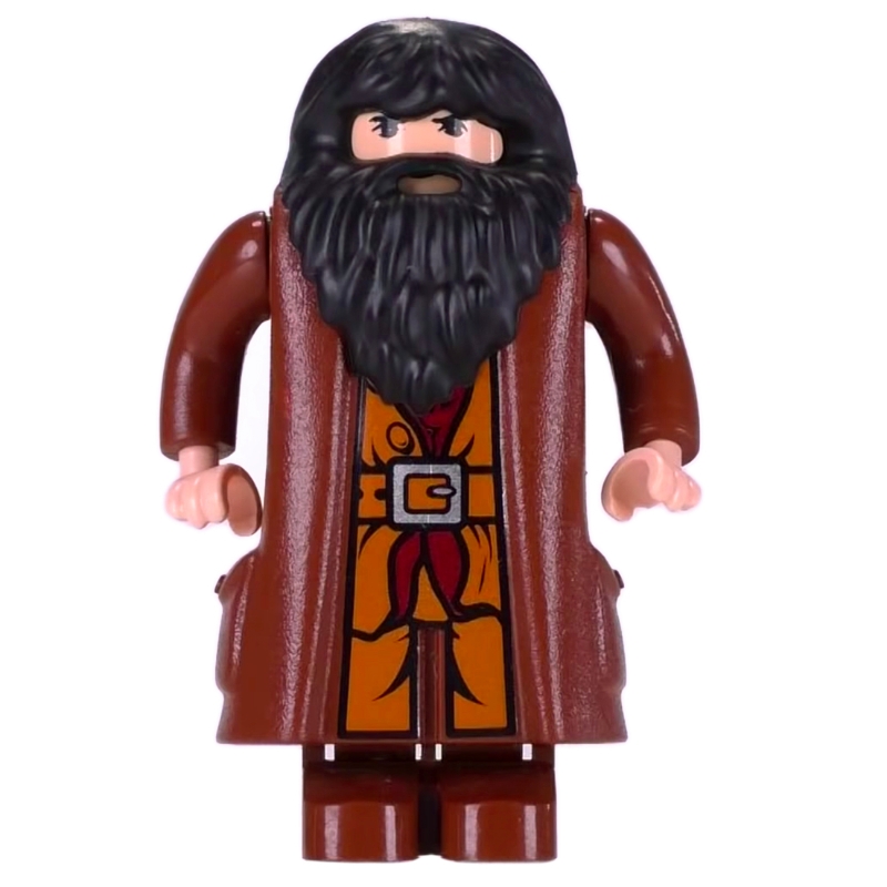 Lego Rubeus Hagrid, Reddish Brown Overcoat