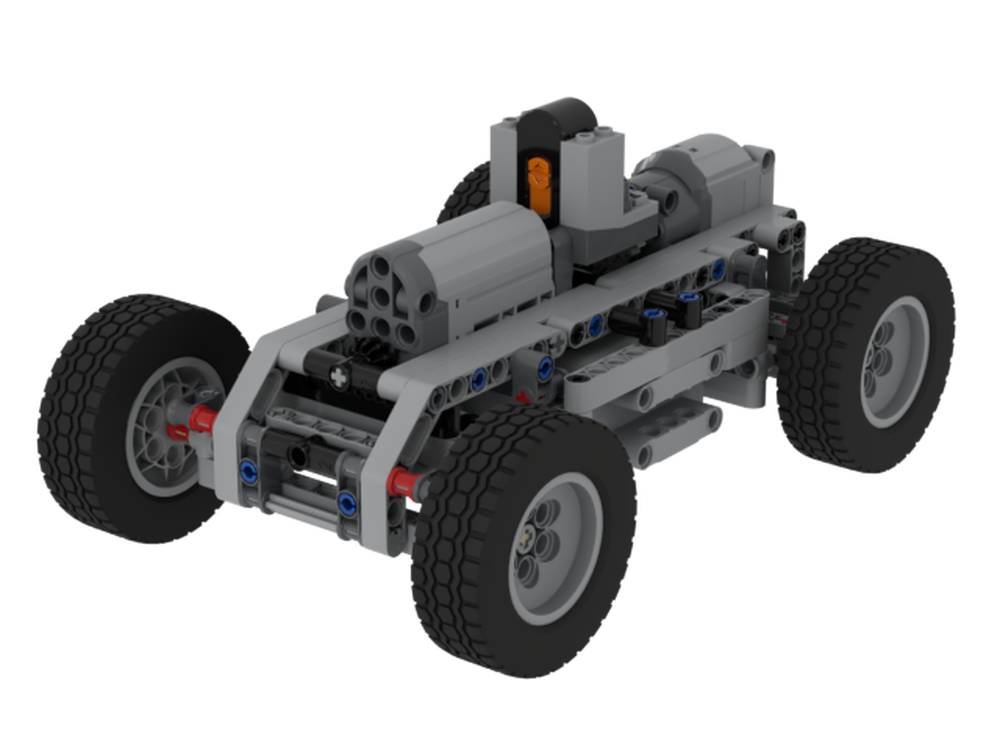 Lego compact & stable RC chassis