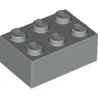 Brick 2 x 3 / Light Gray